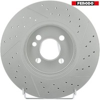 2X Bremsscheibe Ferodo DDF2126C 2 Bremsscheiben Vorderachse Vorne FüR Mini