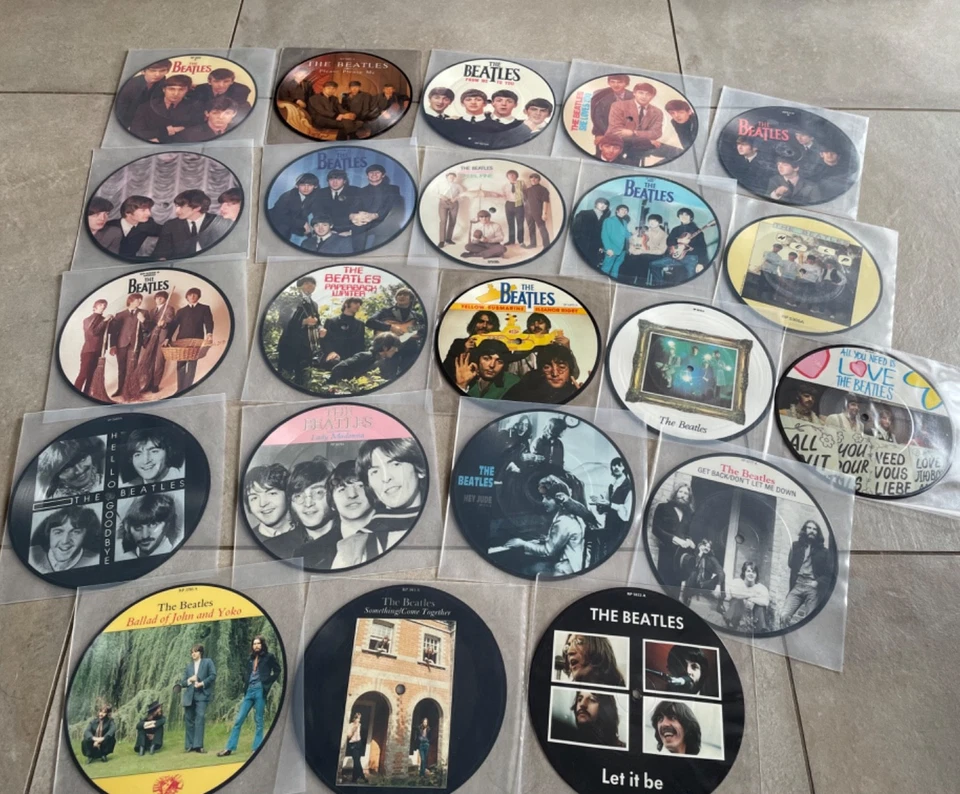 The Beatles "20th Anniversary Picture Disc, komplettes Set - 22Stk. (Vinyl 7") - Bild 2 von 4