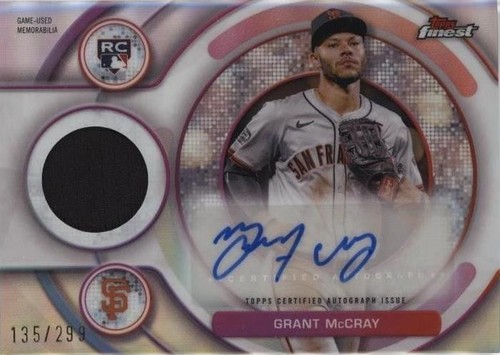 Grant McCray (RC) 2025 Topps Chrome On-Card Rookie Auto #RA-GM