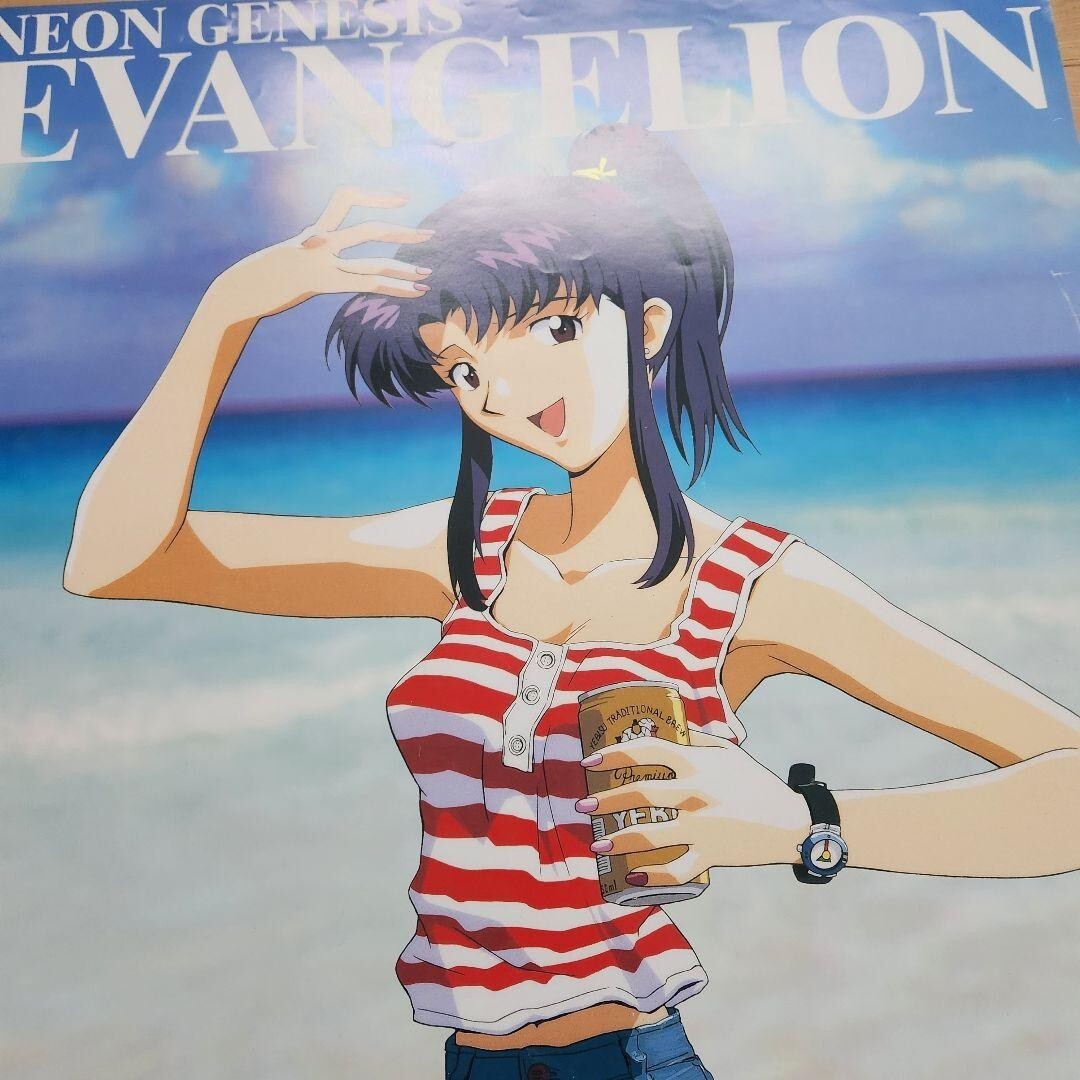 SEGA Neon Genesis Evangelion Misato Katsuragi B2 Poster Not