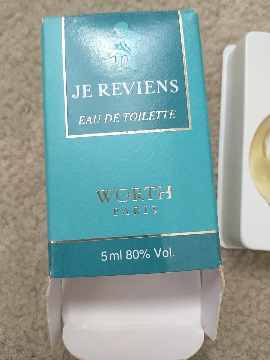 Je Reviens Eau De Toilette Worth Paris, Vintage NIB, Unused