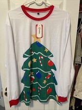 Patpat Christmas Pajamas 2 Piece Top Bottom Unisex Size Large NWT