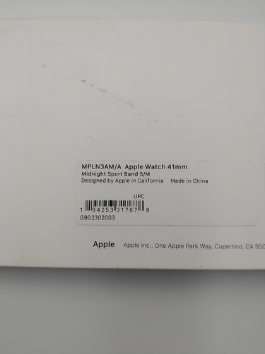 Apple Sport Band Watch 41mm S/M - Midnight Blue - MPLN3AM/A - Zdjęcie 6 z 6
