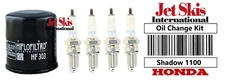 For Honda Shadow 1100 Ace Spirit VT1100 Sabre Tune Up Kit NGK Plugs & Oil Filter