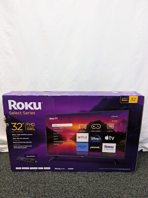 Roku 32R3B5 Bright Picture Select Series 1080p Full HD Smart TV W/ Voice Remote