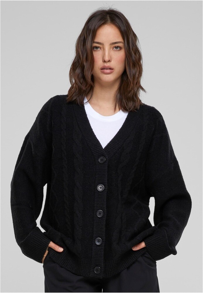 Вязаный кардиган Damen Ladies Cabel в стиле урбанистической классики TB6140