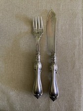 Antikes Fischbesteck  / Vorlagenbesteck