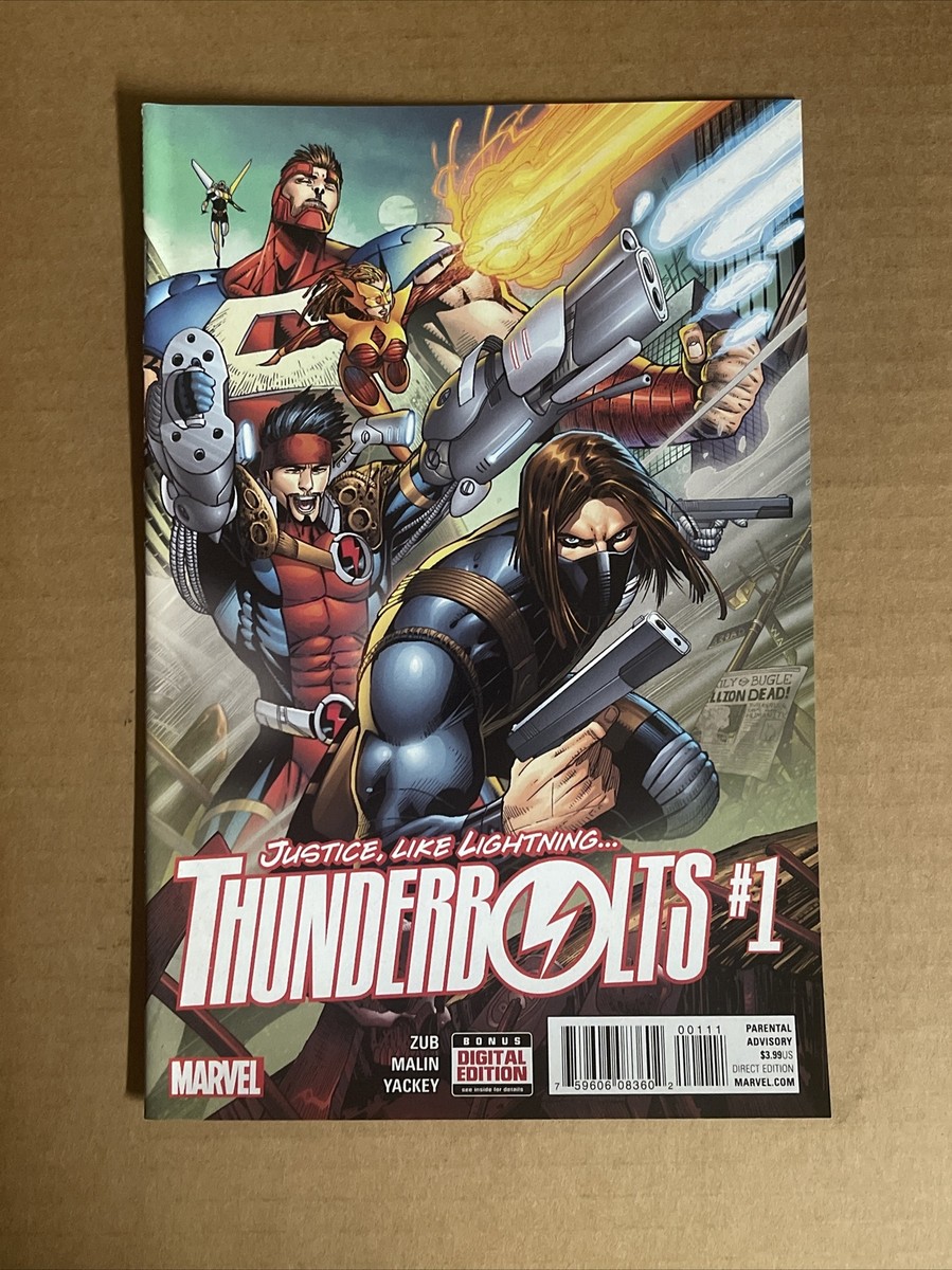 THUNDERBOLTS #1 FIRST PRINT MARVEL COMICS (2016) WINTER SOLDIER