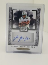 Sage 2021 Premier Draft Aaron McCallister Rookie Auto A32