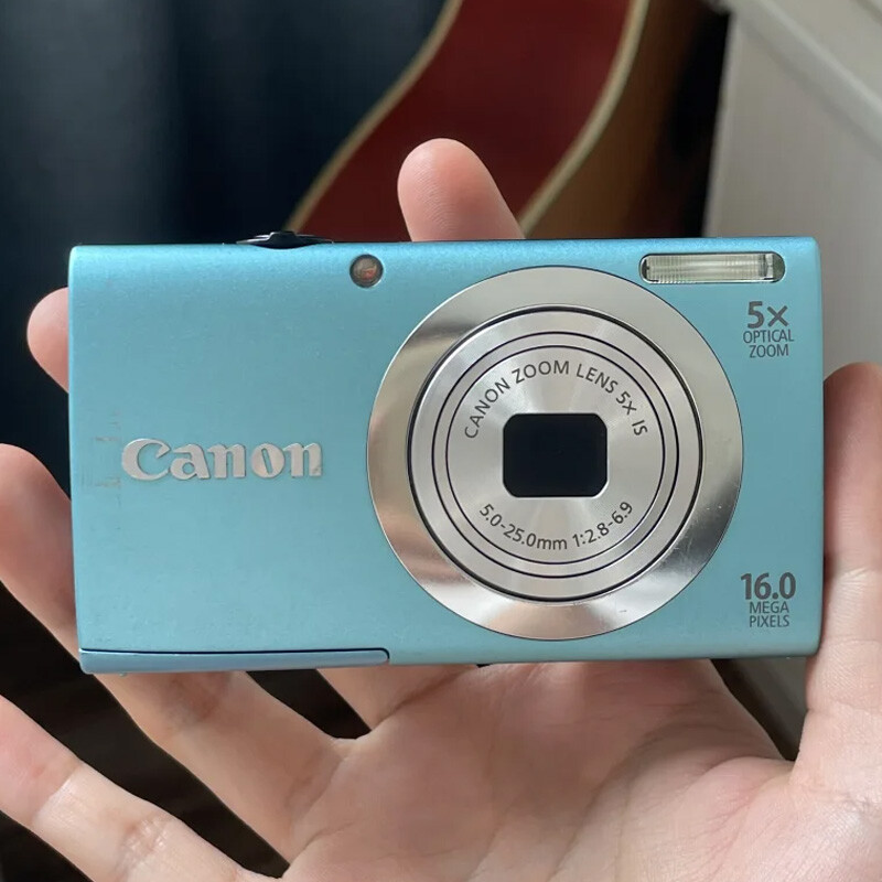 Canon Powershot A2400is Blue Canon PowerShot A2400 ISデジタル