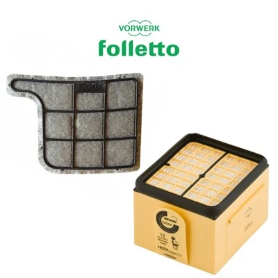 Filtro HEPA e Griglia Protezione Motore VK 135 136 Vorwerk Folletto Originale