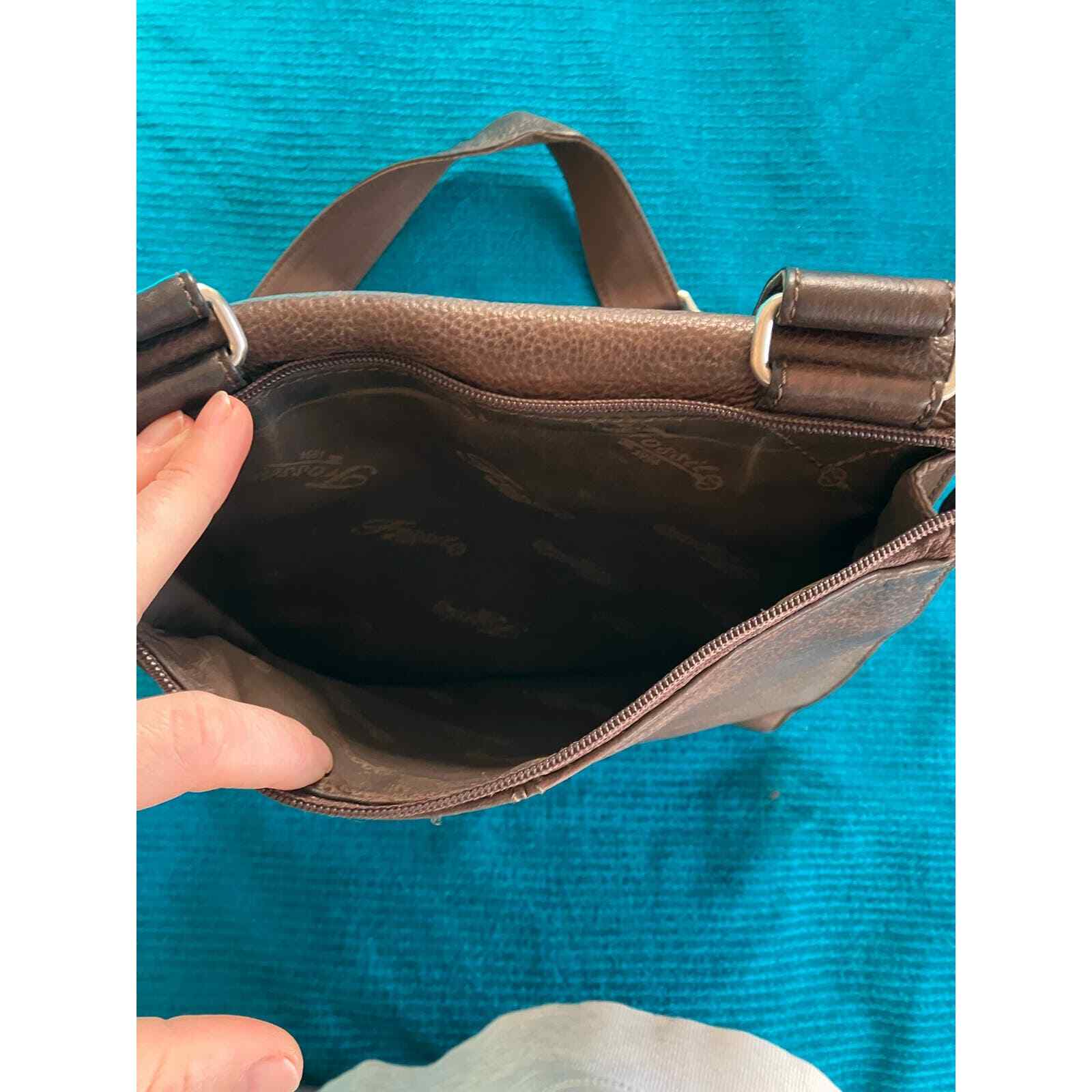 Fossil Rugged Pebbled Leather Mini Messenger Cros… - image 10