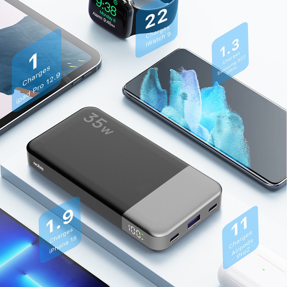 10000mAh 35W USB-C Power Bank for Fast Phone Charging 10000mAh 35W USB-C Power Bank for Fast Phone Charging