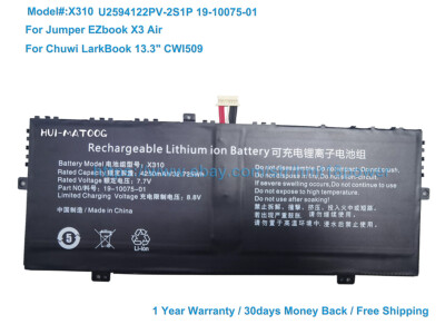 Battery For Chuwi LarkBook 13.3'' CWI509 X310 For Jumper EZbook X3 Air  