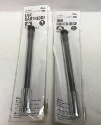 Lot of 2 Copic Multiliner Sp Refill Black A New sealed package made in Japan!