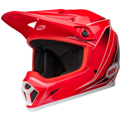 2024 BELL MX9 MIPS HELM ZONE RED MOTOCROSS NEU MX OFF ROAD EC 2206 MTB GÜNSTIG