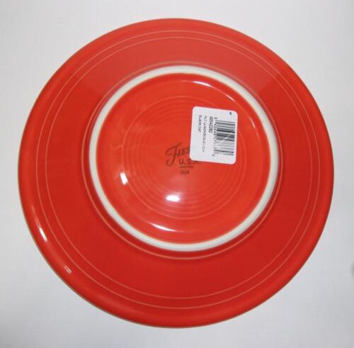 USA FIESTA Fiestaware Porcelain Halloween Black Cat Poppy Orange Luncheon Plate - Picture 2 of 2