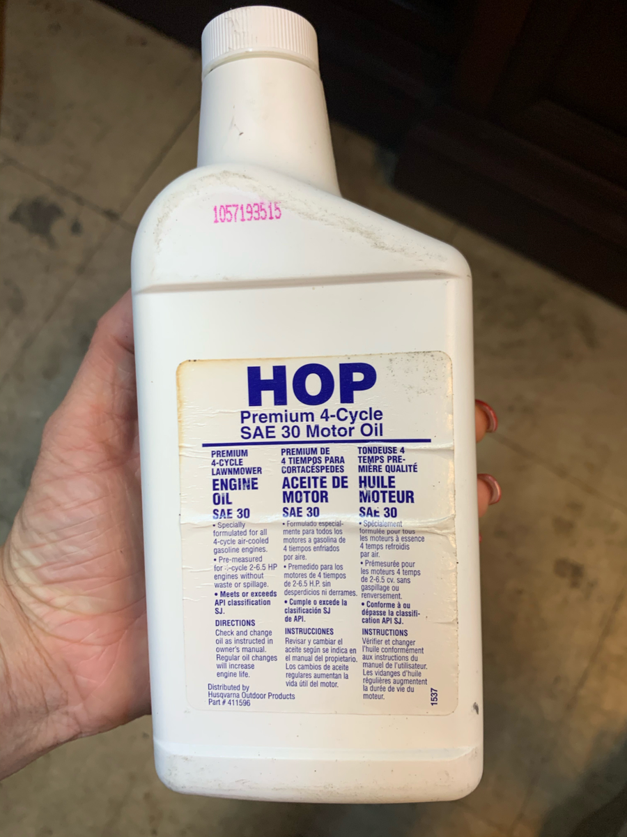 4PK ELITE Husqvarna USA 4-Cycle Lawn Mower Motor Oil SUPER Blend