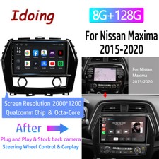 8 128GB Android Car Stereo Radio for Nissan Maxima 2015-2020 Apple CarPlay GPS