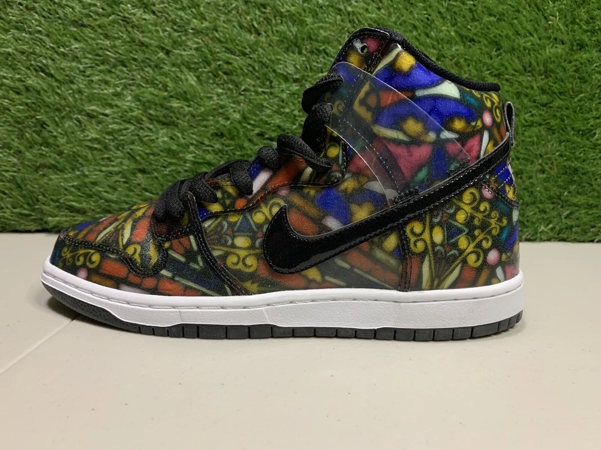 Nike Concepts x SB Dunk Special Box High Stained Glass | eBay
