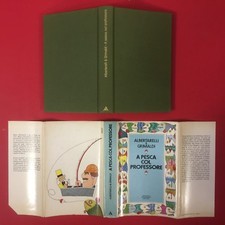 ALBERTARELLI GRIMALDI - A PESCA COL PROFESSORE Mondadori (1° Ed 1977) Libro OTT