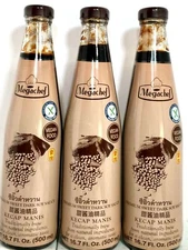 MegaChef Premium Sweet Dark Soy Sauce Gluten Free 16.7oz (Pack of 3)~6/2026~SALE
