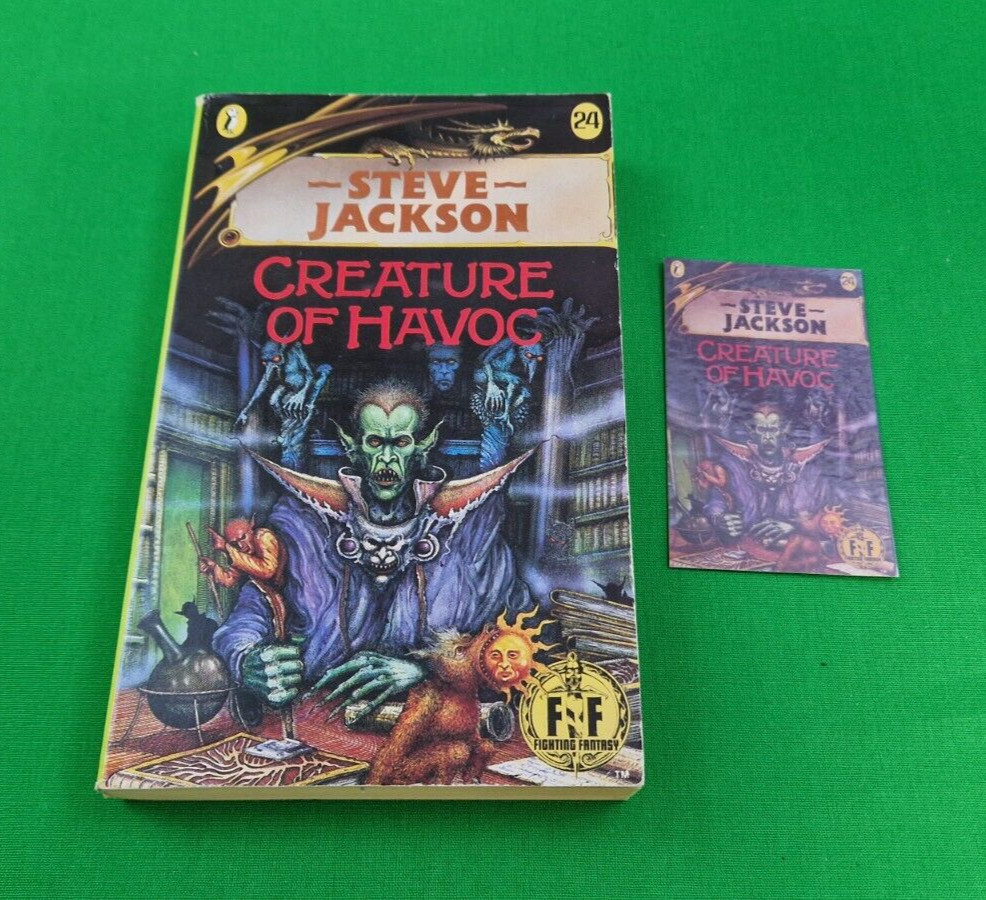 Creature of Havoc ***VGC 1st/4th GOLD FOIL!!*** Fighting Fantasy Puffin #5
