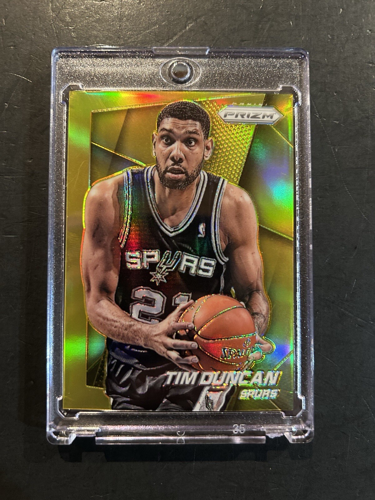 2014-15 Prizm #34 Tim Duncan Gold /10