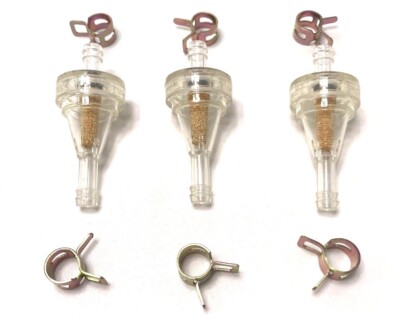 X3 In line Inline Clear Gas Fuel Filter ATV 50CC 90CC 80CC 110CC 125CC 150CC