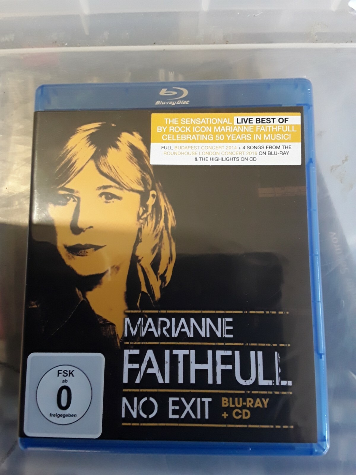 `FAITHFULL,MARIANNE`-NO EXIT - (GERMAN IMPORT) Blu-Ray NEW