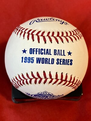 CHIPPER JONES AUTOGRAPHED SIGNED 1995 WORLD SERIES BASEBALL
