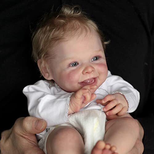  Reborn Baby Doll Newborn 24 Inches Silicone Reborn Toddler Doll Hand Drawn 