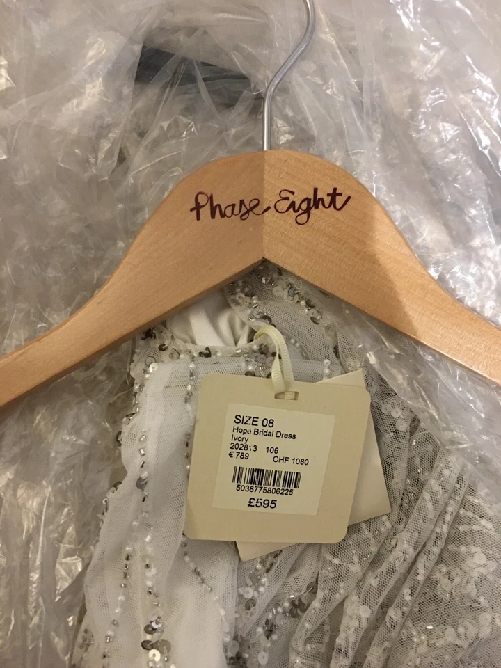 Limited Bridal Collection Phase Eight- Hope Wedding Dress -RRP £595 Size 8 - New - Image 2 of 4