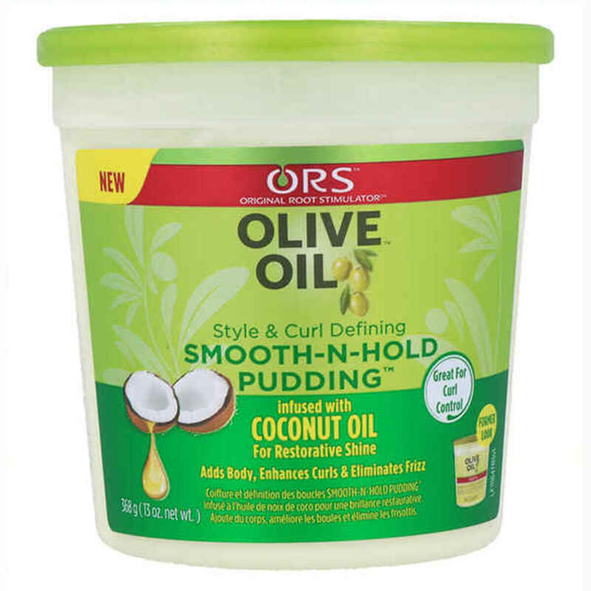 Maschera per Capelli Nutriente Olive Oil Smooth-n-hold Ors 11164 [370 ml]