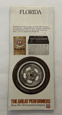 Phillips 66 Florida 1980 State Highway Gas Station Travel Road Map NOS