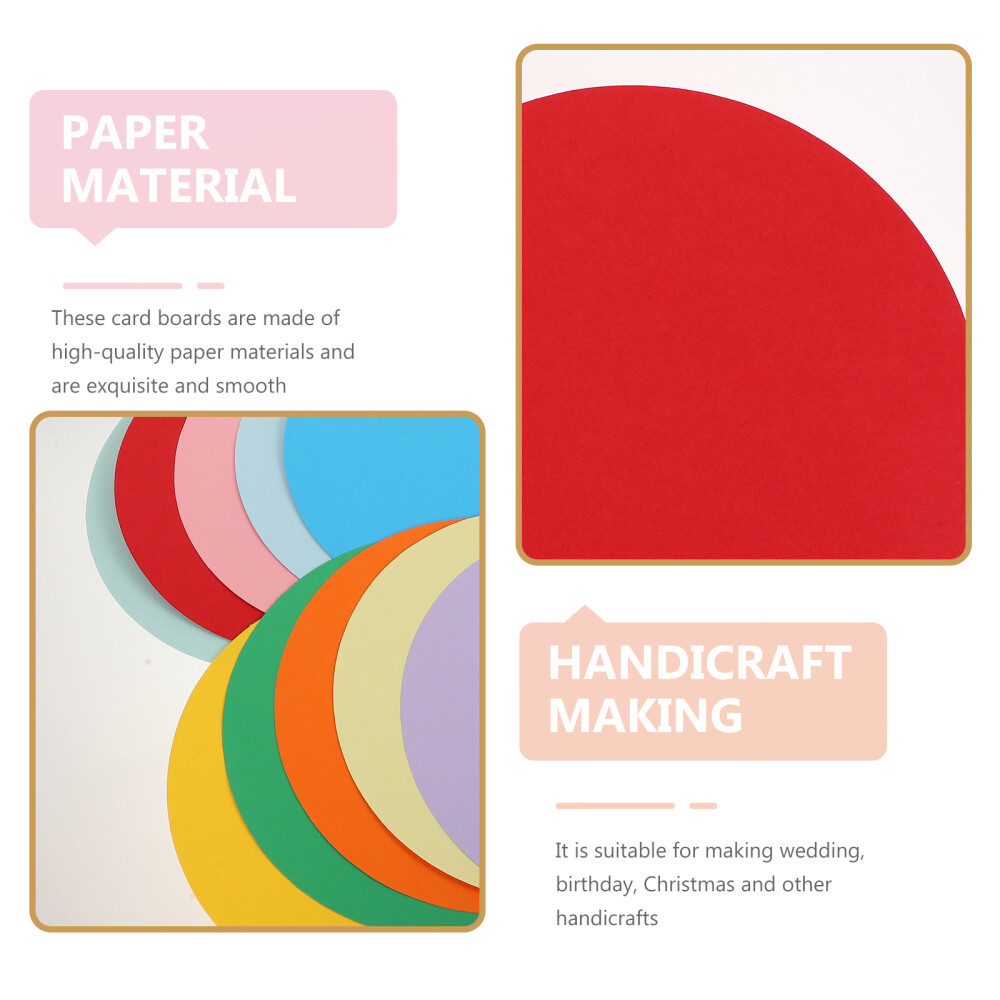 30 Pcs Round Drawing Paper Thick Cardstock Circle Painting Cardboard