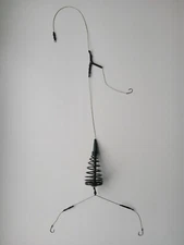 6 pcs Ready fishing tackle feeder carp fishing 3 hooks spring feeder set