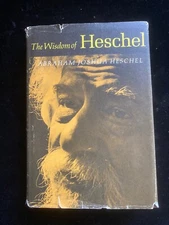 The Wisdom of Heschel  (1st Ed) 1975 by Abraham Joshua HESCHEL  HC/DJ