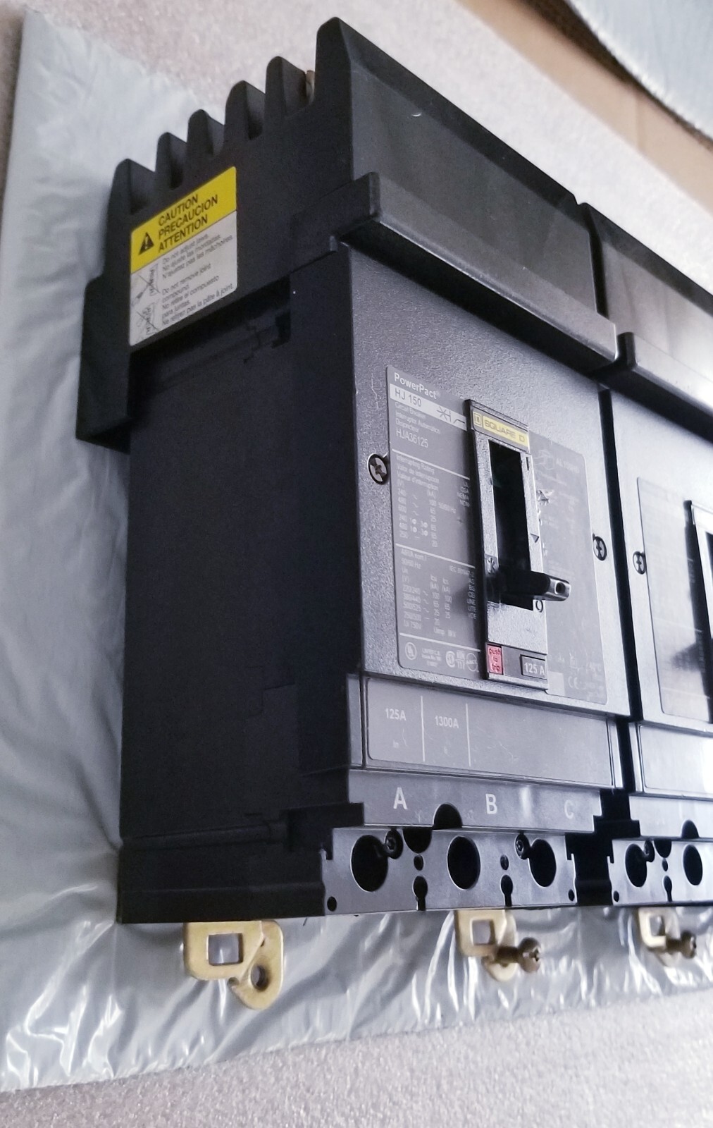 Square D PowerPact HJ 150 125A 3P Circuit Breaker Tested 4 Available