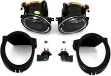 2x NEW Fog Lights with frames and Bulbs for BMW E46 M-Sport 2 M3 Front Bumper