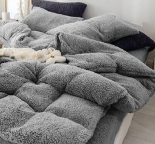 Piumone Trapunta Agnellato Morbidissima Calda Tinta Unita Manifattura Italiana