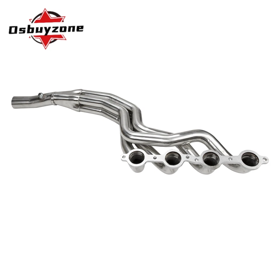 Kit de cabezales de escape de tubo largo de acero inoxidable para Chevy Camaro SS 2010-2015 6,2 L V8 EE. UU. Foto 2 de 4