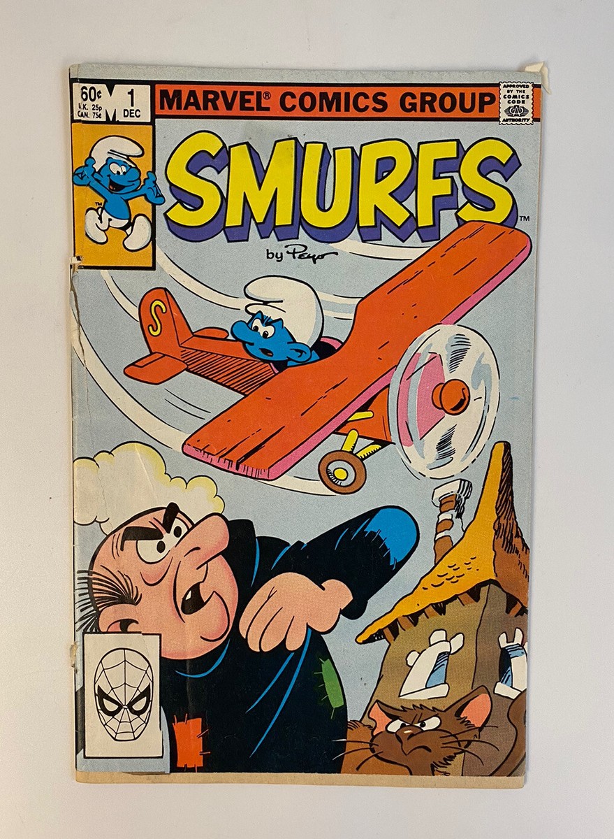 Smurfs #1 • Marvel Comics • Dec 1982 First Issue • Bagged