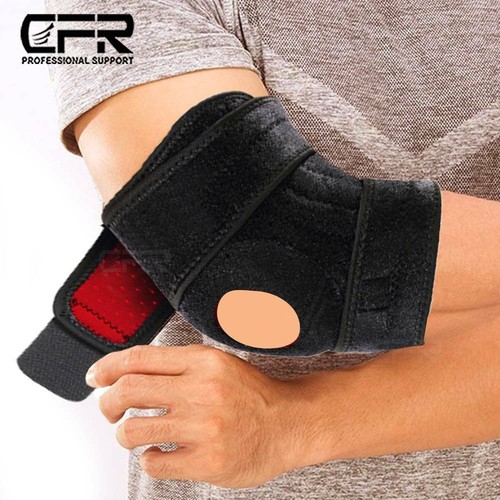 Tennis Elbow Brace Support Arthritis Tendonitis Arm Joint Pain Strap Band Wrap - Picture 9 of 11
