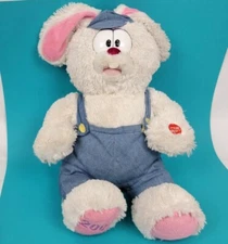 Paper Magic Group Dudley Rabbit Plush Bunny Easter Talking 17" Stuffed Animal