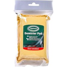 Triplewax Car Windscreen Mirror Window Synthetic Chamois Demist Demister Pad