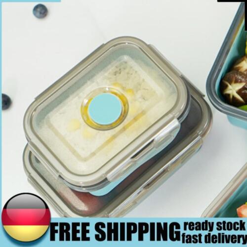 Silikon-Lunchbox, faltbarer Mikrowellen-Bento-Lebensmittelbehälter (Mini) DE - Bild 1 von 6