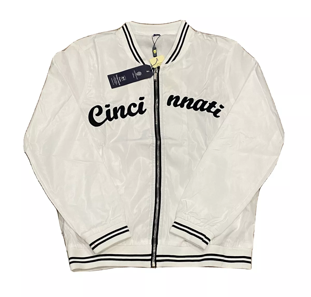White Cincinnati Retro jacket. 海外 即決-