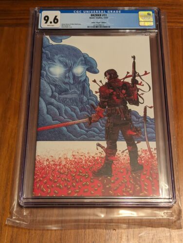 BRZRKR #11 Cover Rubin Virgin Variant 1st Print Keanu Reeves CGC Graded 9.6 - Foto 1 di 2