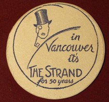 Vintage Strand Movie Theatre Vancouver BC Movie Theatre 50 years Advertising 